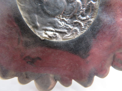 Antique North African Sterling Silver Brooch