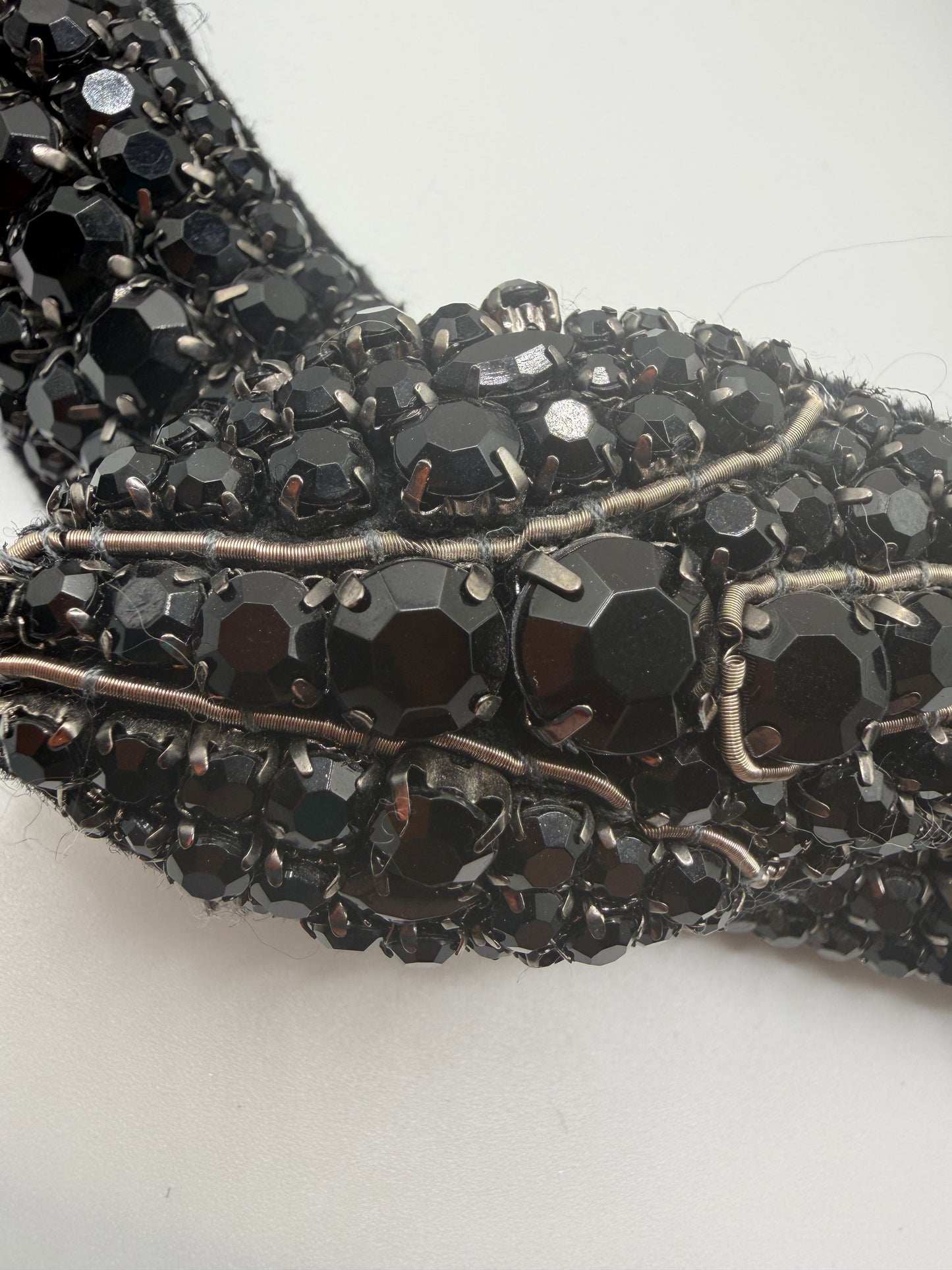 Vintage Vera Wang Monumental Rhinestone Snake Necklace