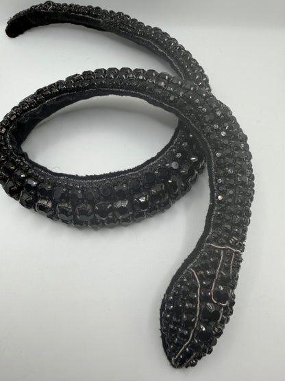 Vintage Vera Wang Monumental Rhinestone Snake Necklace