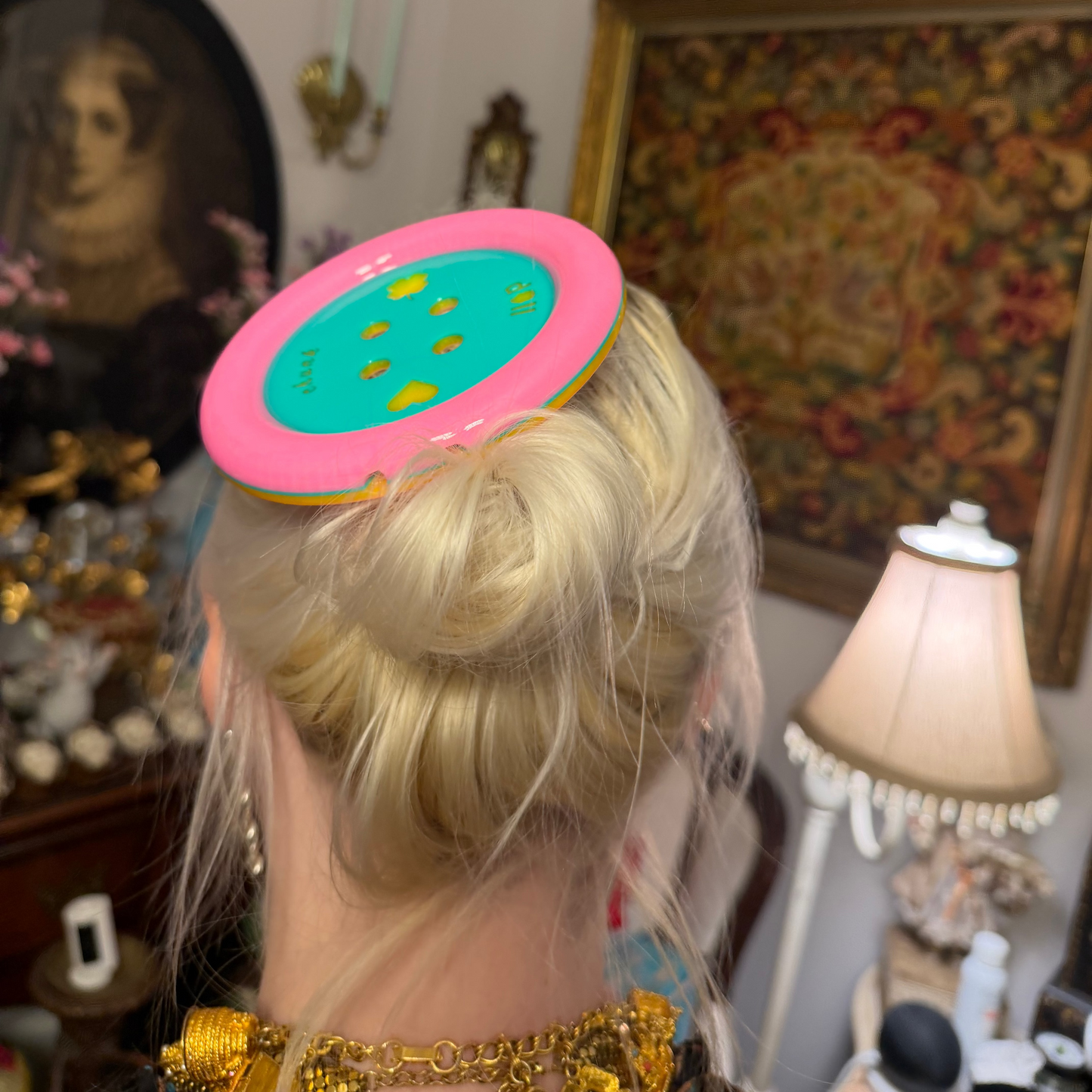 The Everything Button All-in-One Necklace, Hair Clip, Brooch & Charm