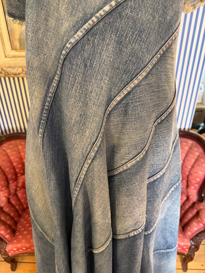 Chloë Sevigny's Junya Watanabe Denim Spiral Dress