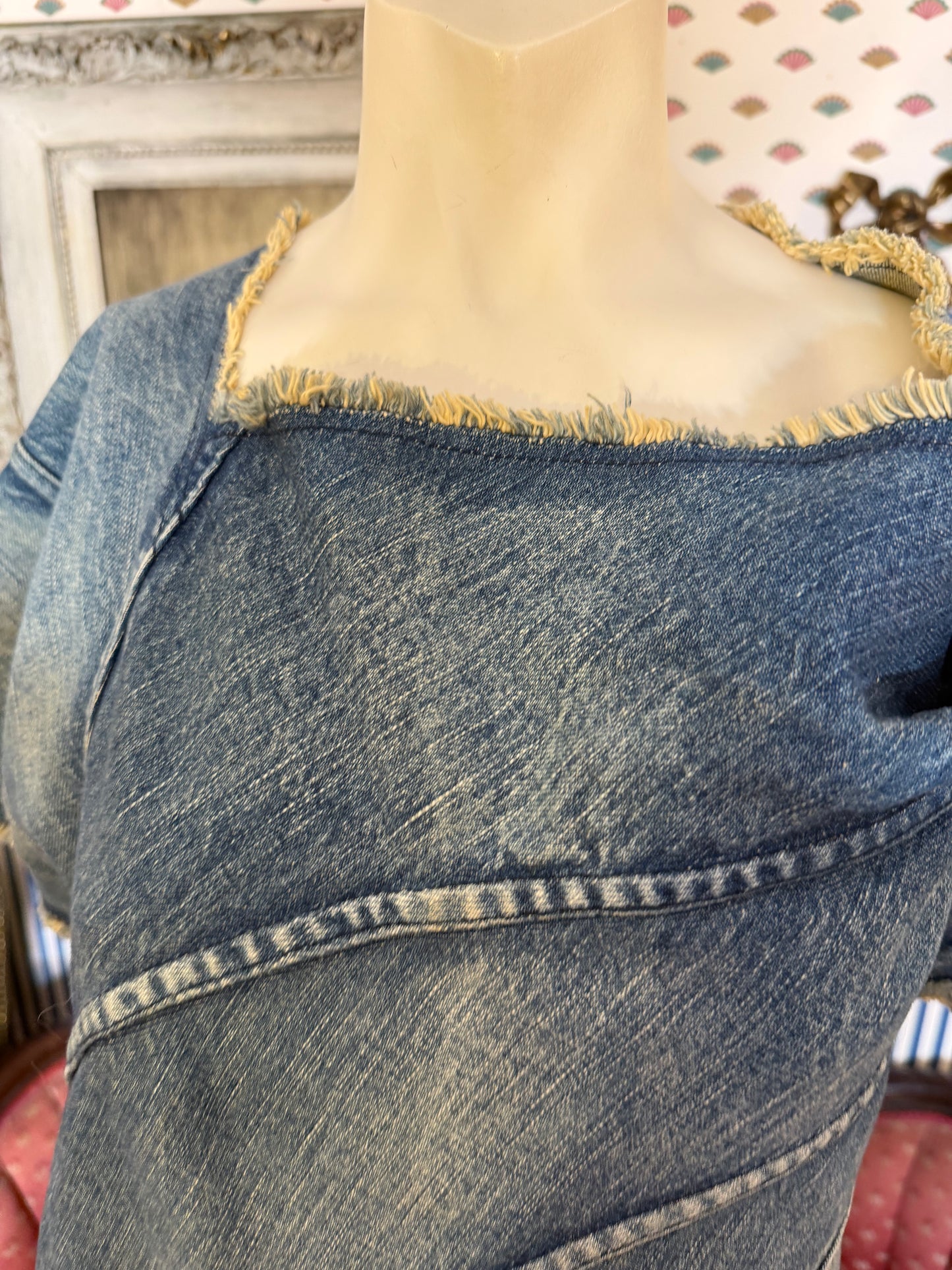 Chloë Sevigny's Junya Watanabe Denim Spiral Dress