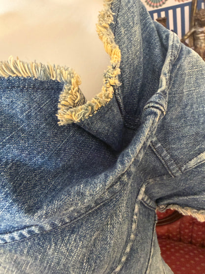 Chloë Sevigny's Junya Watanabe Denim Spiral Dress