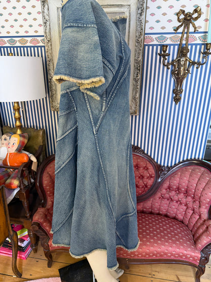 Chloë Sevigny's Junya Watanabe Denim Spiral Dress