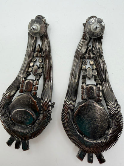 Vintage Erickson Beamon Art Deco Inspired Chandelier Earrings