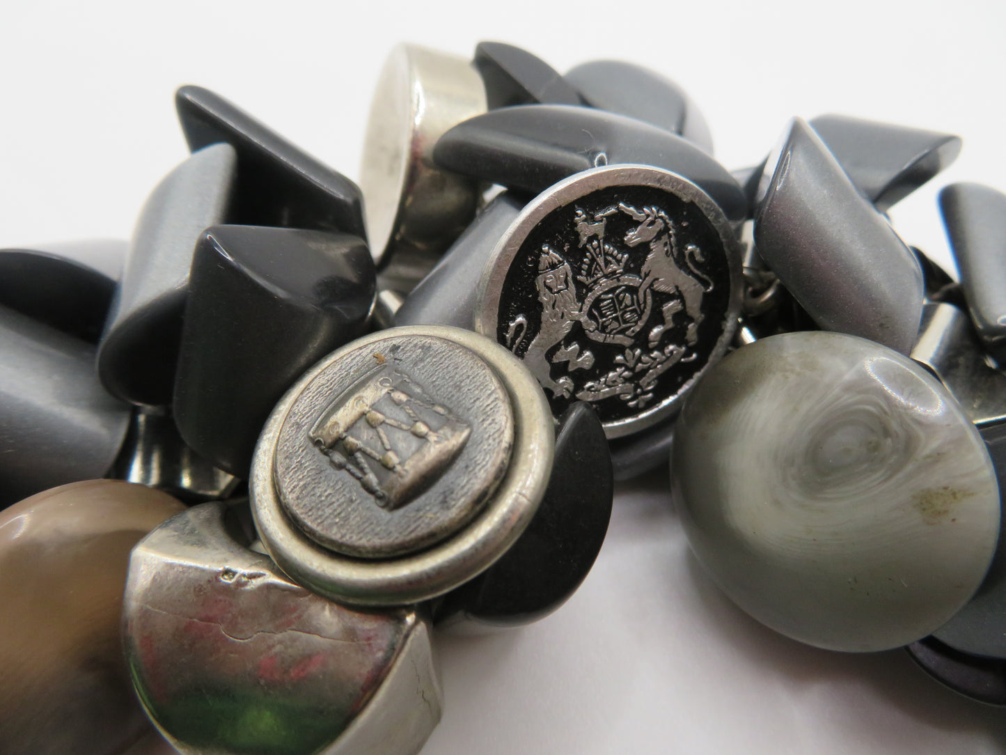 Iris Apfel's Vintage Chunky Button Bracelet