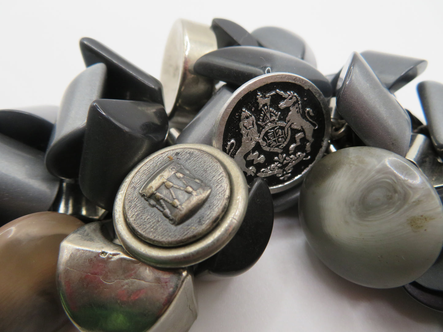 Iris Apfel's Vintage Chunky Button Bracelet