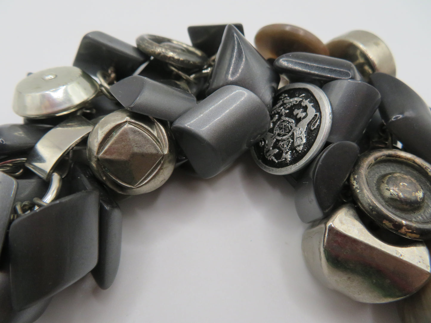 Iris Apfel's Vintage Chunky Button Bracelet