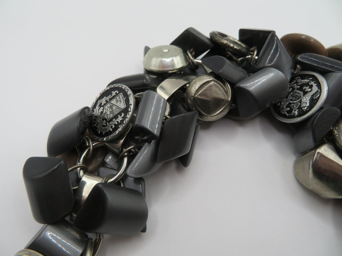 Iris Apfel's Vintage Chunky Button Bracelet
