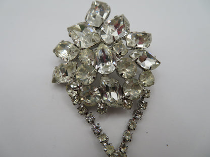 Iris Apfel's Vintage Weiss Rhinestone Pearl Brooch