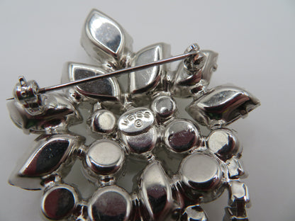 Iris Apfel's Vintage Weiss Rhinestone Pearl Brooch