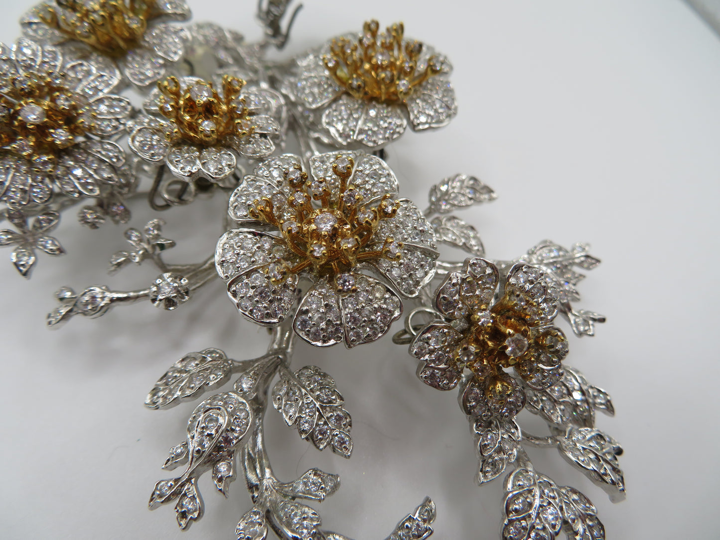 Iris Apfel's Vintage Monumental HUGE Sterling Silver Jarin Trembler Brooch
