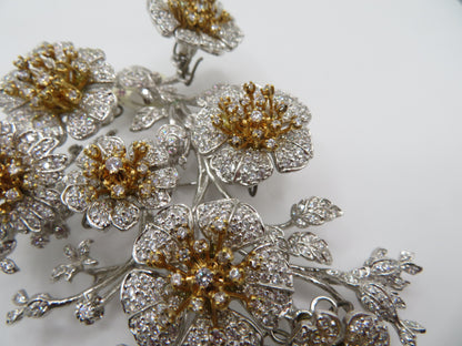 Iris Apfel's Vintage Monumental HUGE Sterling Silver Jarin Trembler Brooch