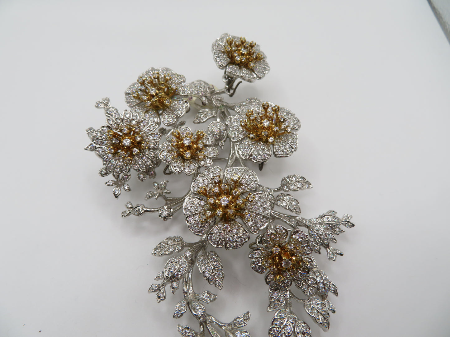 Iris Apfel's Vintage Monumental HUGE Sterling Silver Jarin Trembler Brooch
