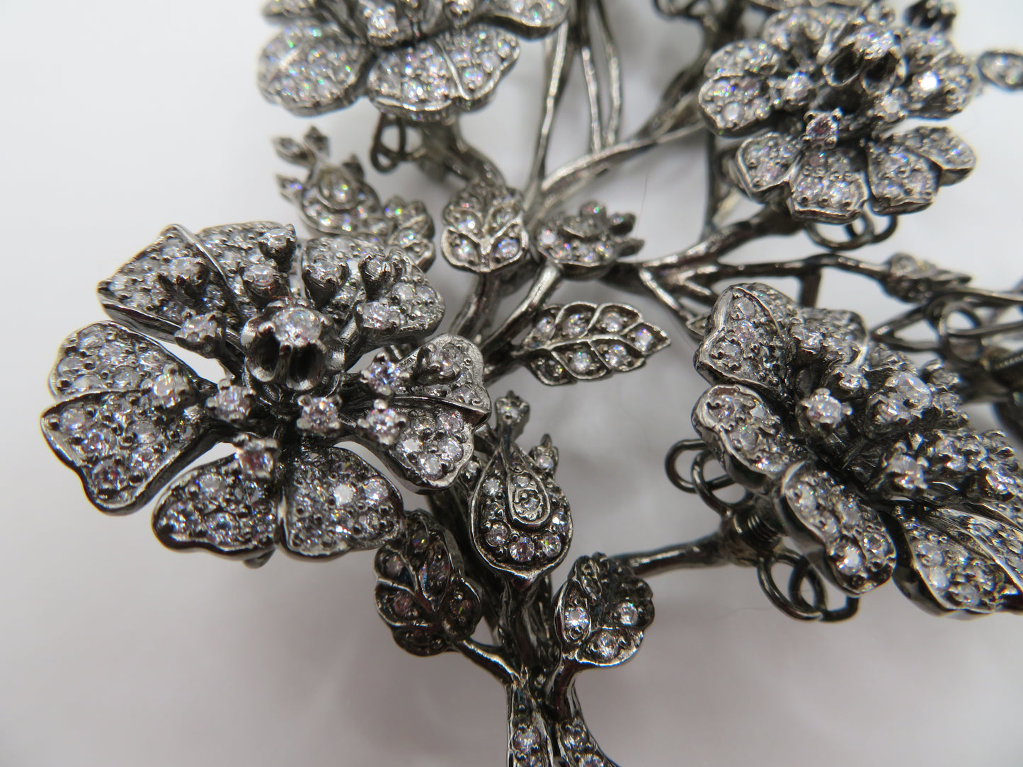 Iris Apfel's Vintage Monumental Jarin Victorian Inspired Trembler Brooch