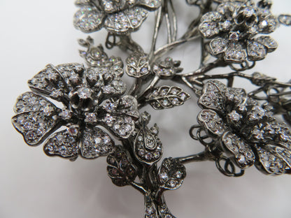 Iris Apfel's Vintage Monumental Jarin Victorian Inspired Trembler Brooch