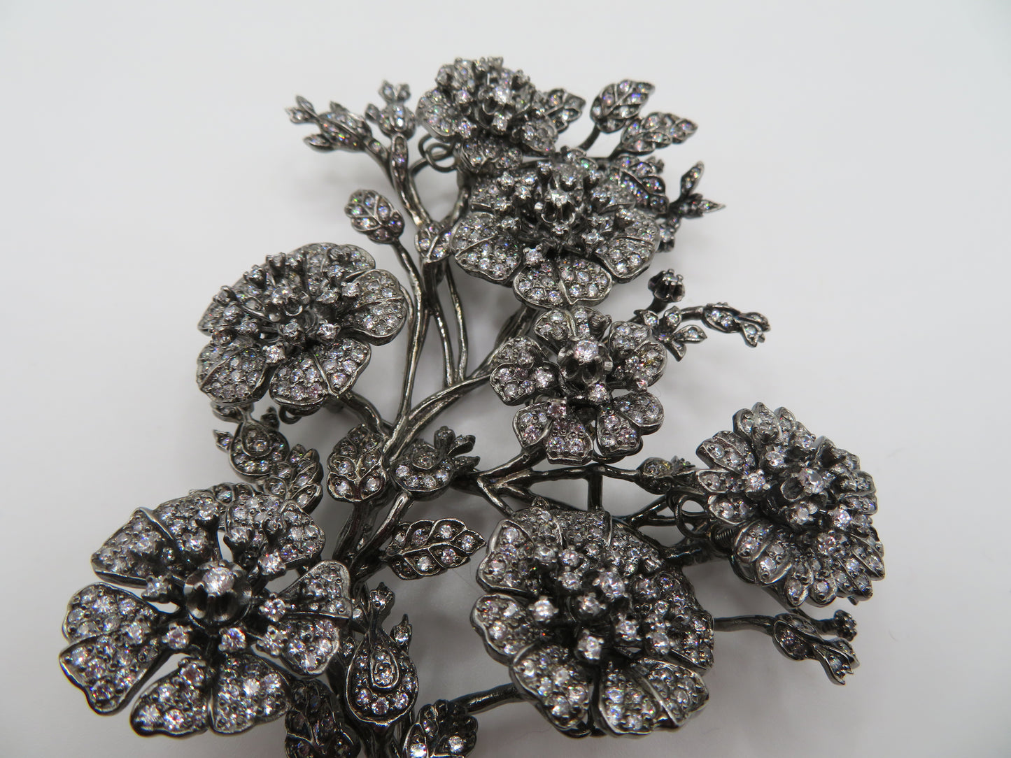 Iris Apfel's Vintage Monumental Jarin Victorian Inspired Trembler Brooch