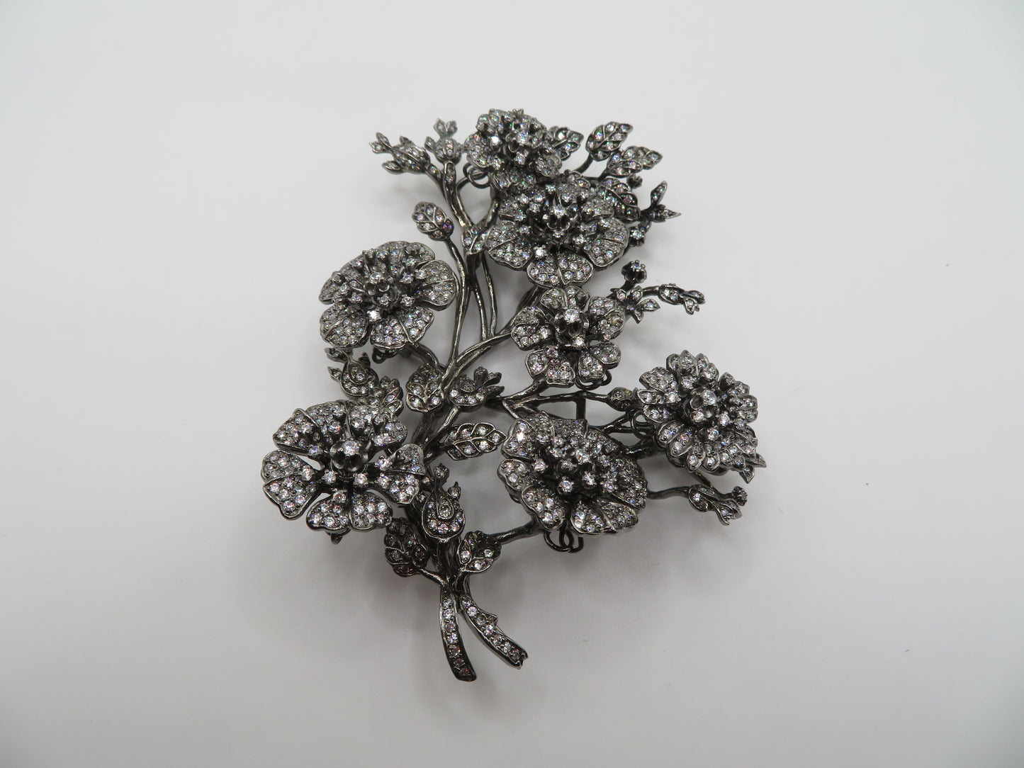 Iris Apfel's Vintage Monumental Jarin Victorian Inspired Trembler Brooch