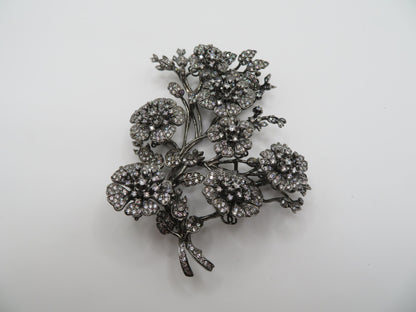 Iris Apfel's Vintage Monumental Jarin Victorian Inspired Trembler Brooch