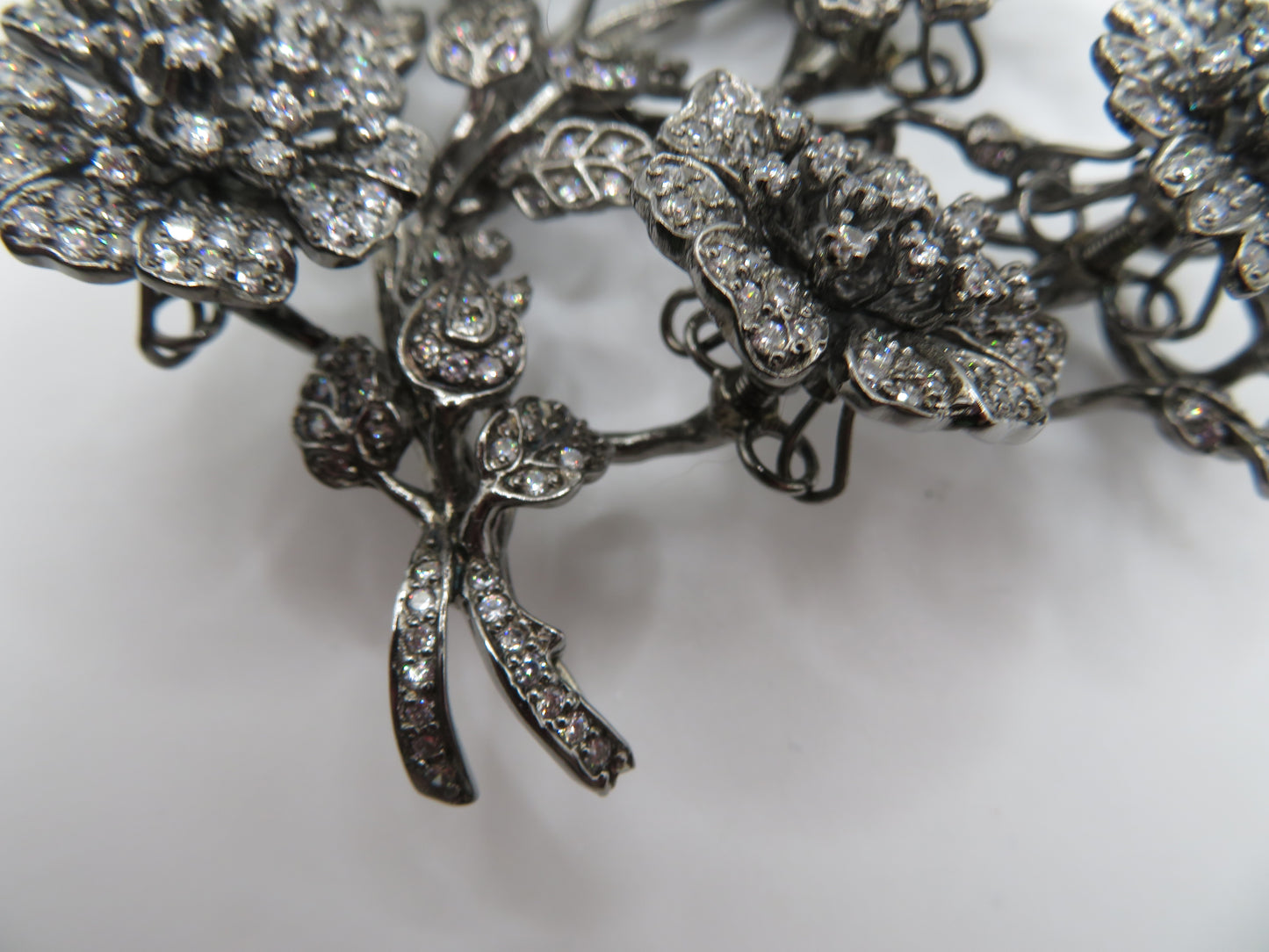 Iris Apfel's Vintage Monumental Jarin Victorian Inspired Trembler Brooch