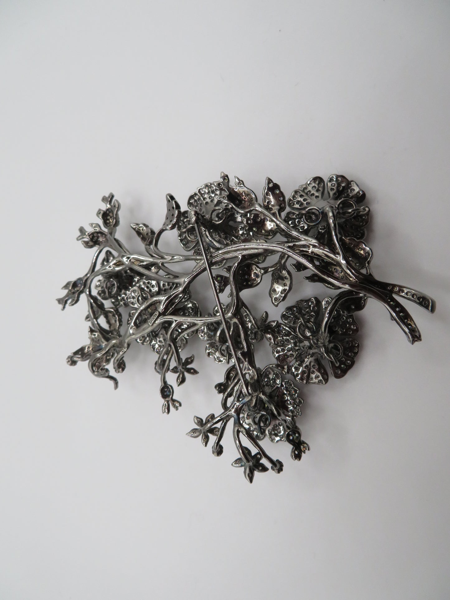 Iris Apfel's Vintage Monumental Jarin Victorian Inspired Trembler Brooch