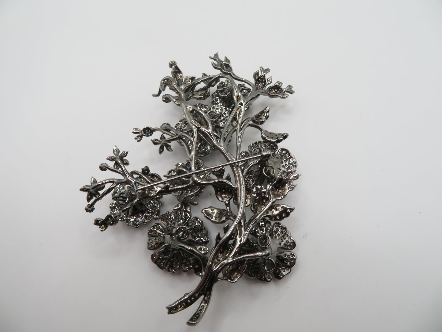 Iris Apfel's Vintage Monumental Jarin Victorian Inspired Trembler Brooch