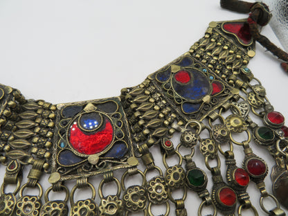Iris Apfel's Vintage Antiqued Kuchi Heart Coin Necklace