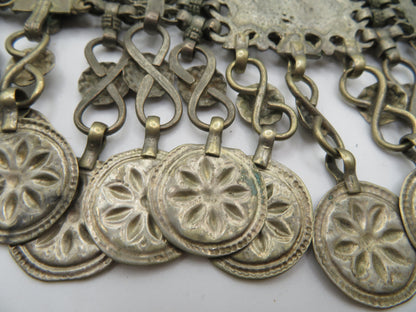 Iris Apfel's Vintage Antiqued Kuchi Lapis Lazuli Coin Necklace