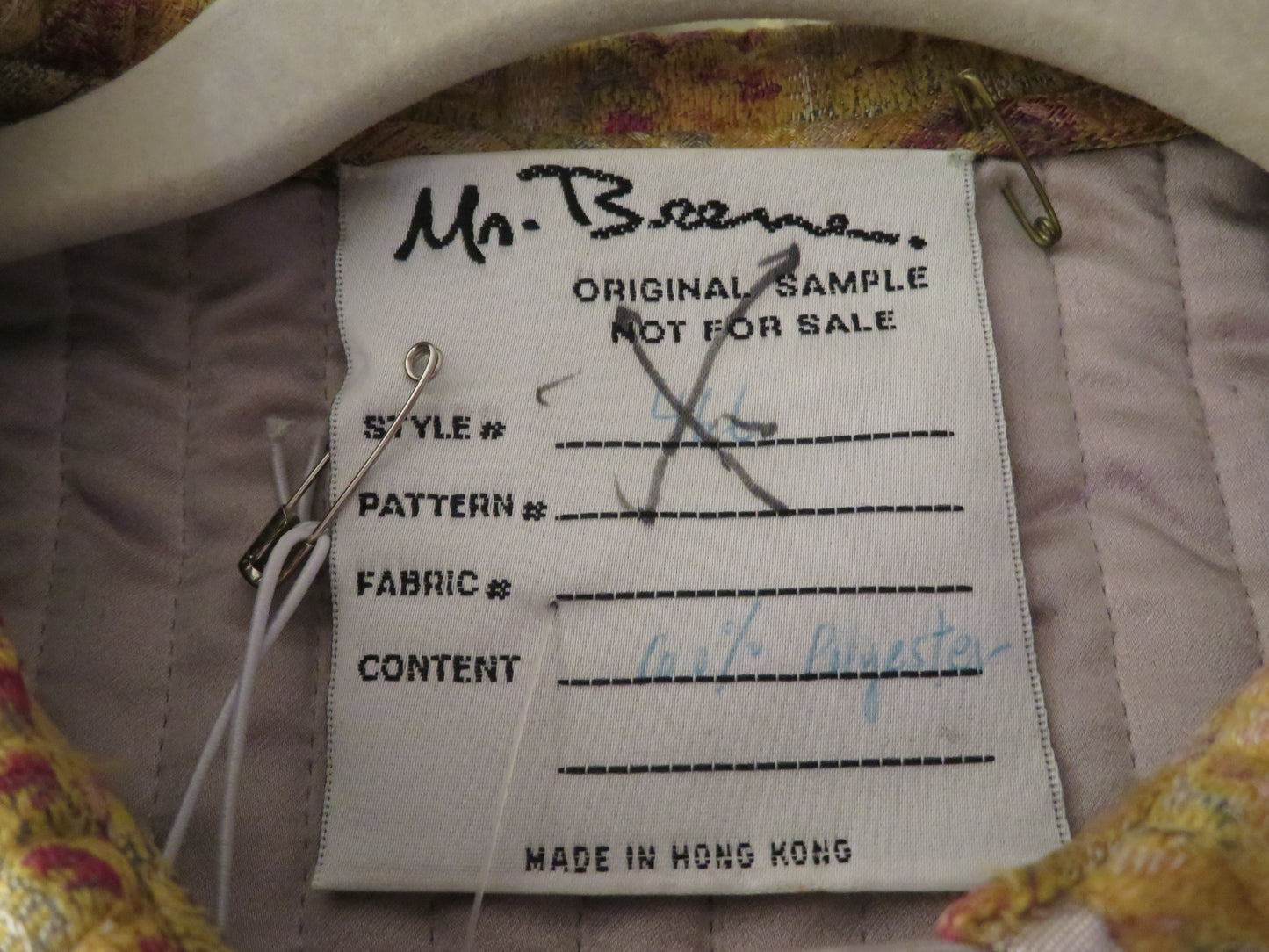 Iris Apfel's Vintage Mr. Beene Sample Jacket