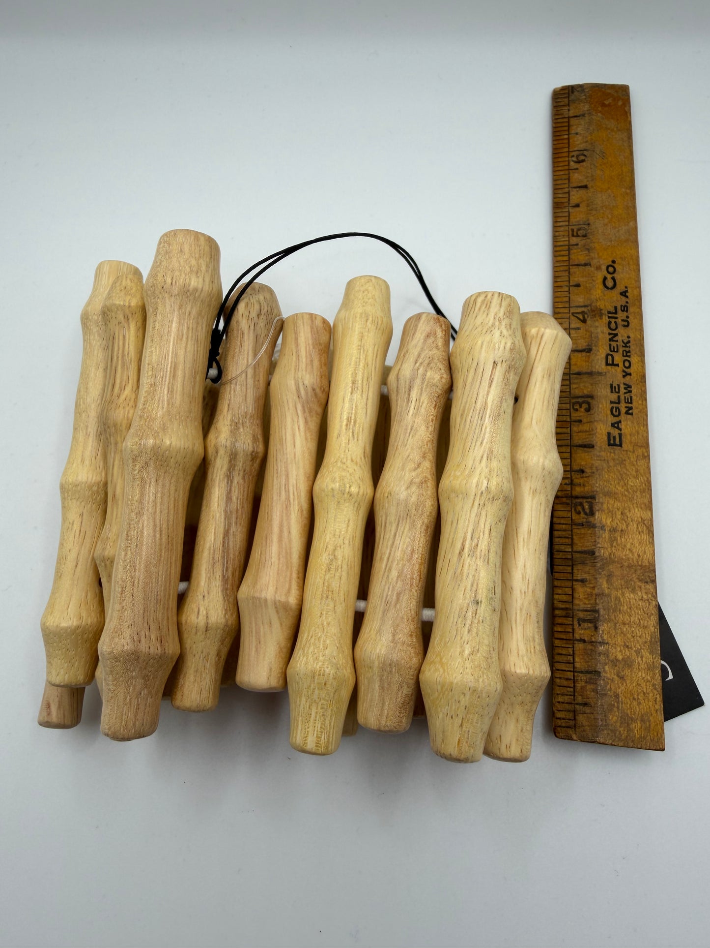 Iris Apfel's Vintage Monies Supersized Wood Bracelet