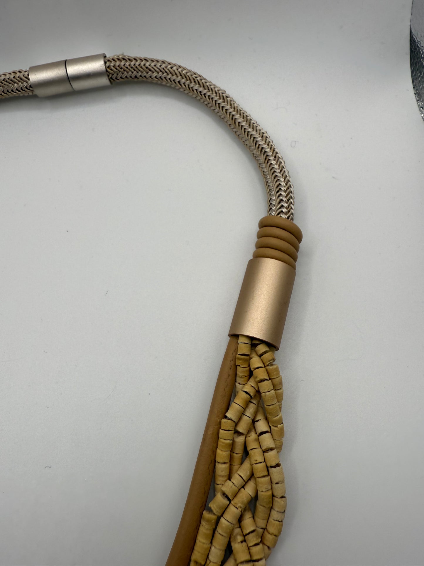 Vintage Maximalist Stone Pendant Necklace