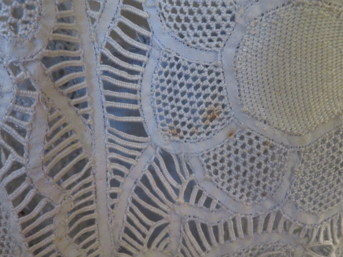 Iris Apfel's Vintage Martha Medeiros Ice Blue Lace Crystal Jacket