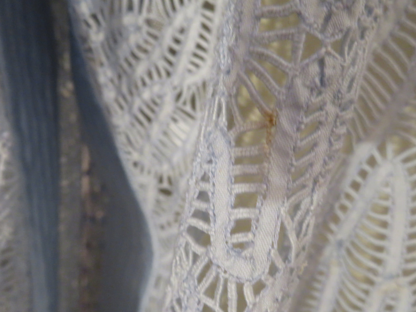 Iris Apfel's Vintage Martha Medeiros Ice Blue Lace Crystal Jacket