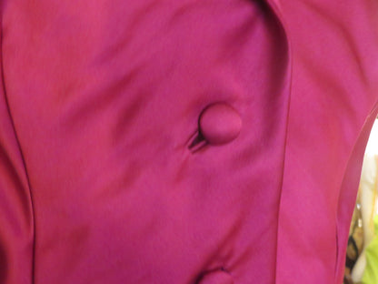 Iris Apfel's Vintage Silky Scarlet Vest