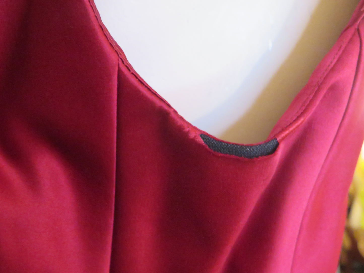 Iris Apfel's Vintage Silky Scarlet Vest