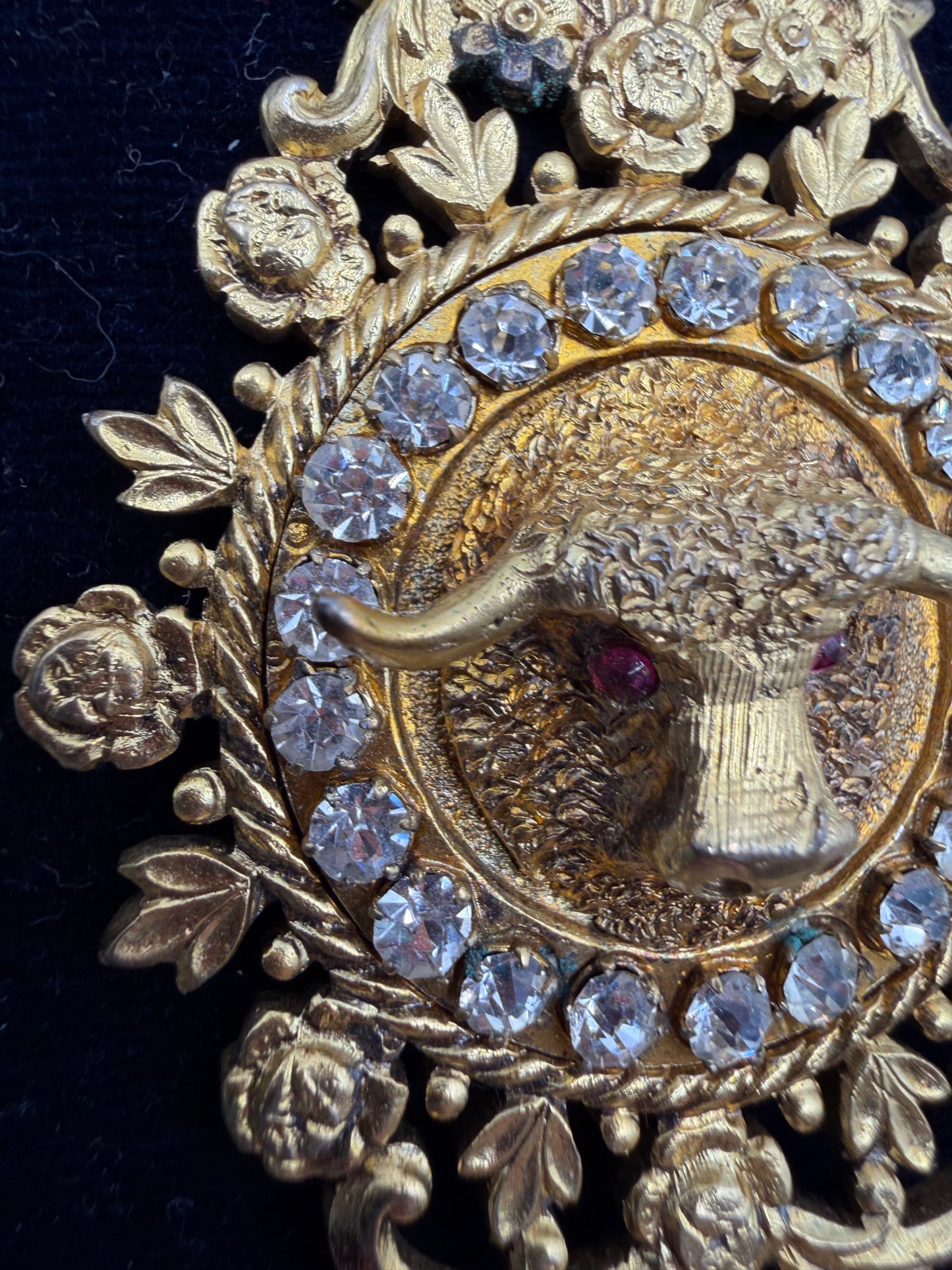 Iris Apfel's Vintage 1930 Order of Buffaloes Medal Brooch w/ Original Case