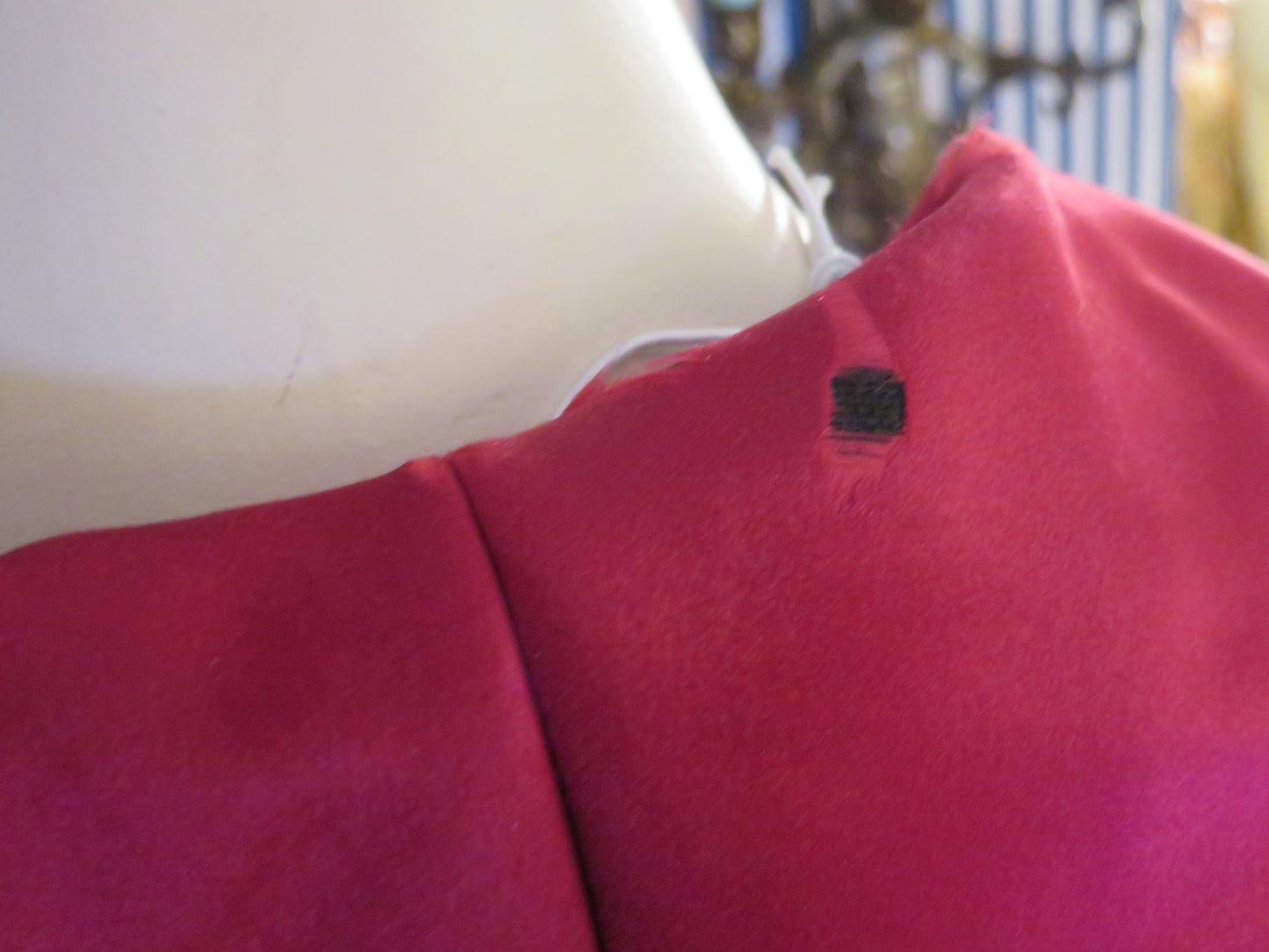 Iris Apfel's Vintage Silky Scarlet Vest