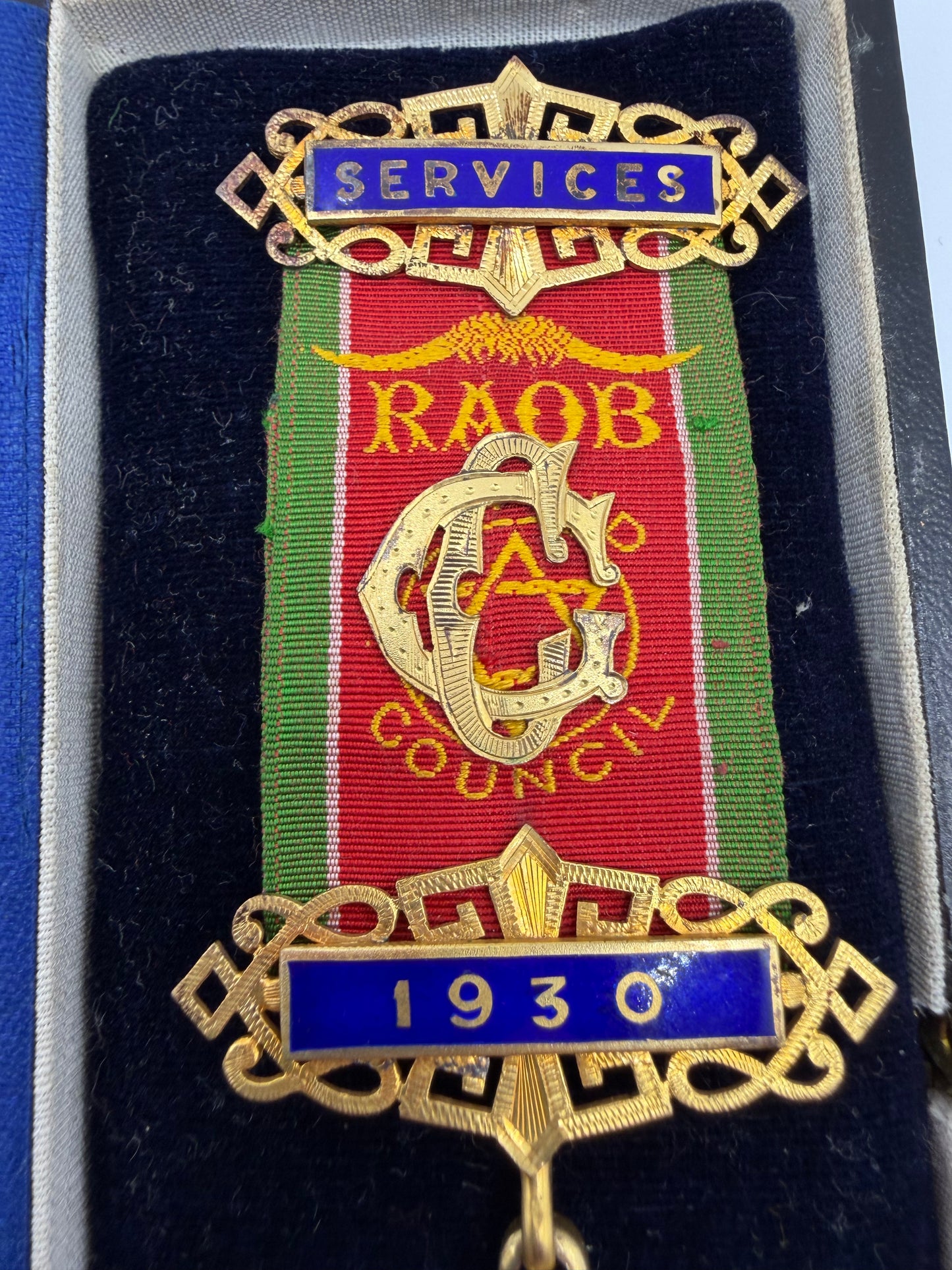 Iris Apfel's Vintage 1930 Order of Buffaloes Medal Brooch w/ Original Case
