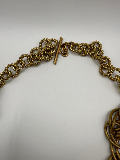 Vintage Isabel Canovas Huge Chunky Charm Necklace