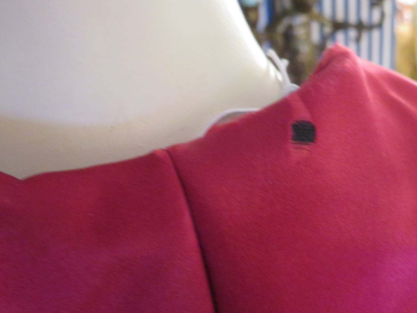 Iris Apfel's Vintage Silky Scarlet Vest