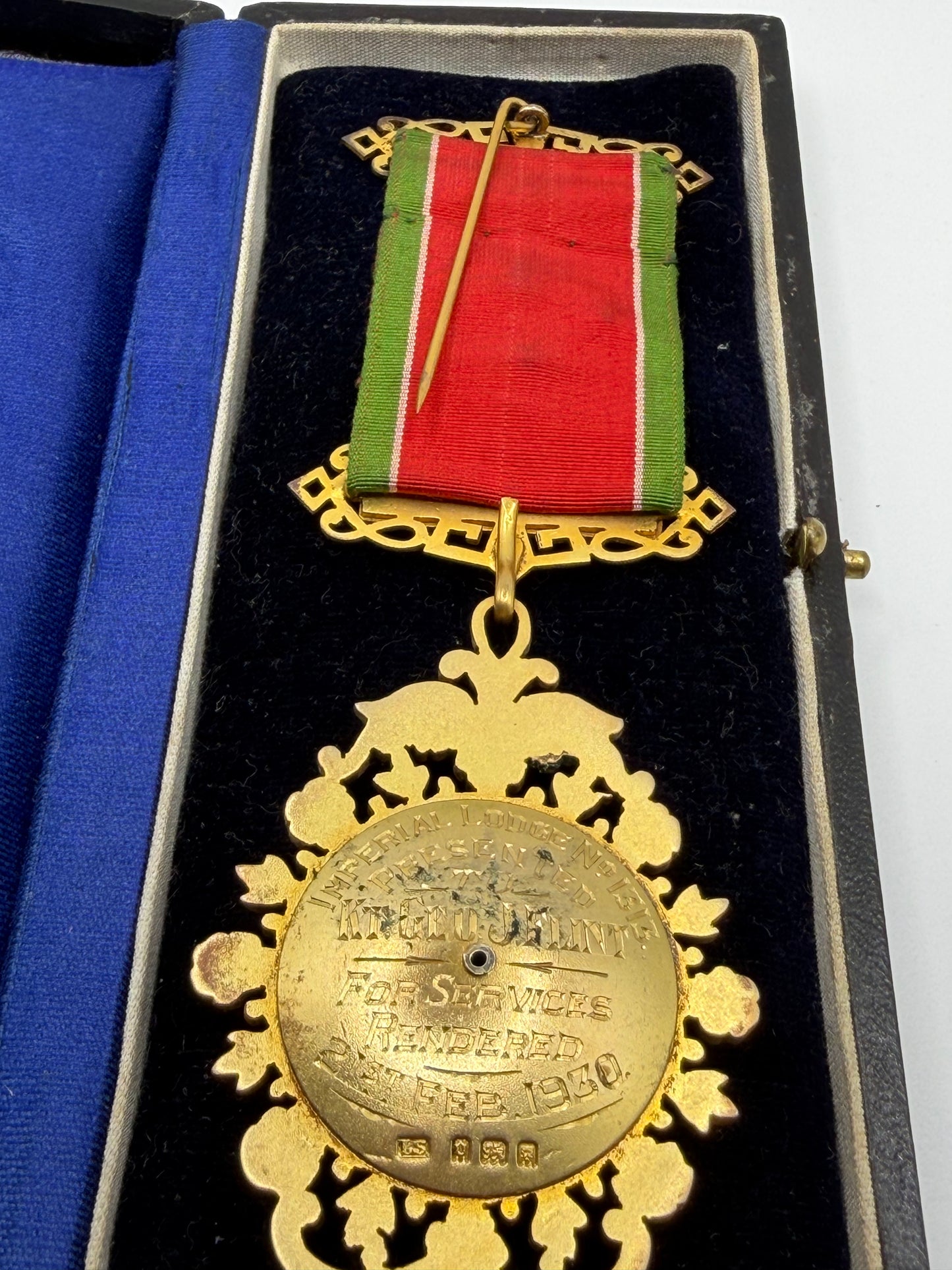 Iris Apfel's Vintage 1930 Order of Buffaloes Medal Brooch w/ Original Case