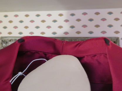 Iris Apfel's Vintage Silky Scarlet Vest