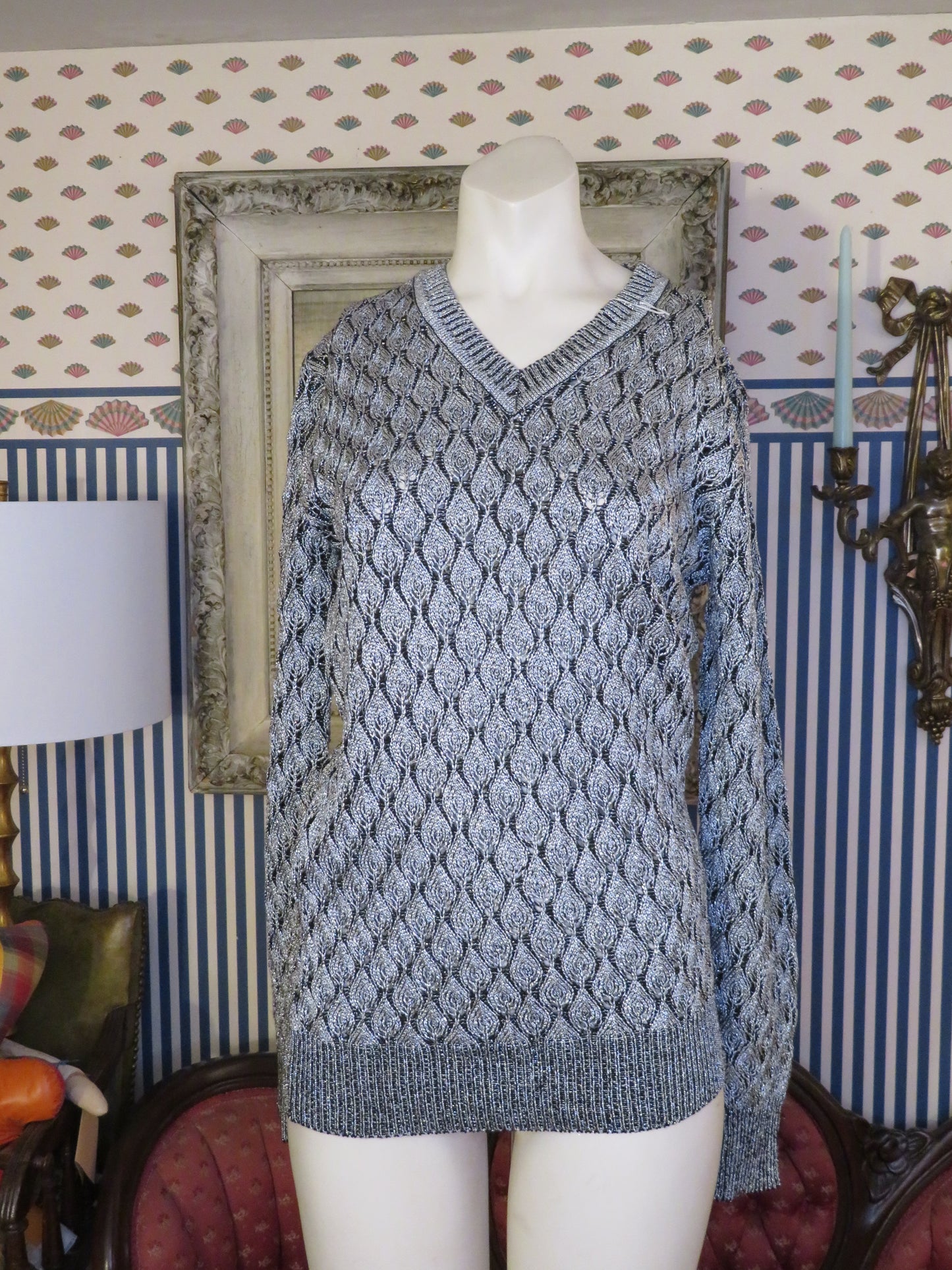 Iris Apfel's Vintage Cozy Japanese Sweater