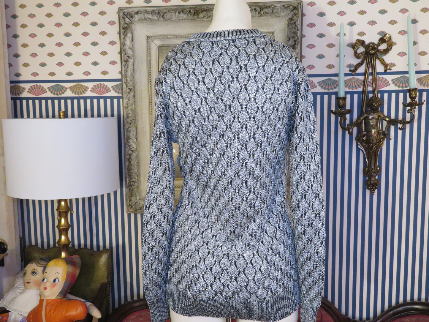 Iris Apfel's Vintage Cozy Japanese Sweater