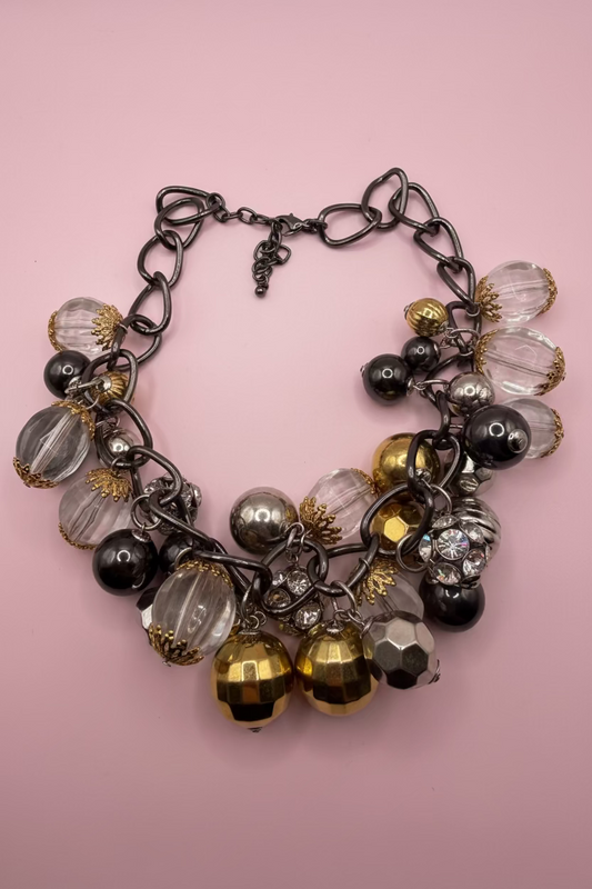 Vintage Chunky Whimsical Maximalist Joan Rivers Statement Necklace