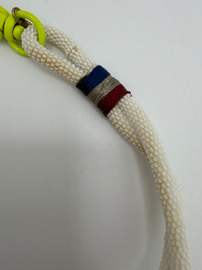 Vintage J Crew Nautical Beaded Neon Statement Necklace