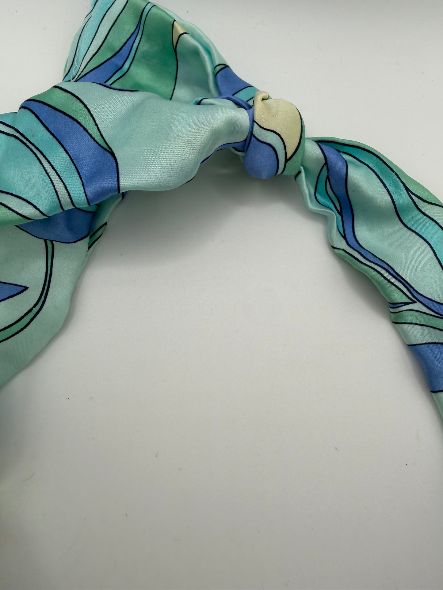 Vintage Pucci Inspired Beaded Silk Necklace