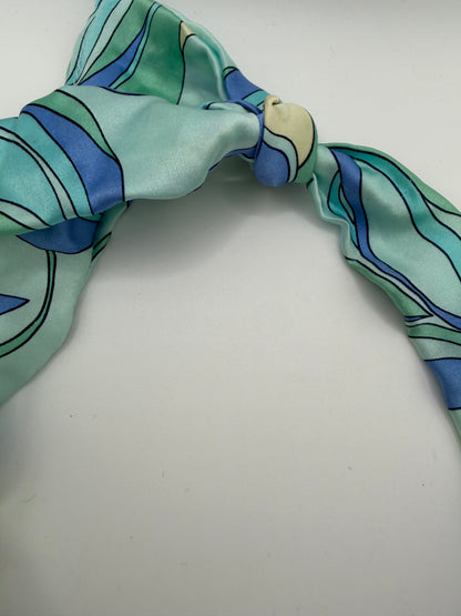 Vintage Pucci Inspired Beaded Silk Necklace