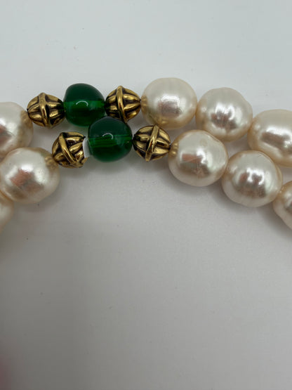 Vintage Kenneth Jay Lane Baroque Pearl '80s Dream Queen Necklace