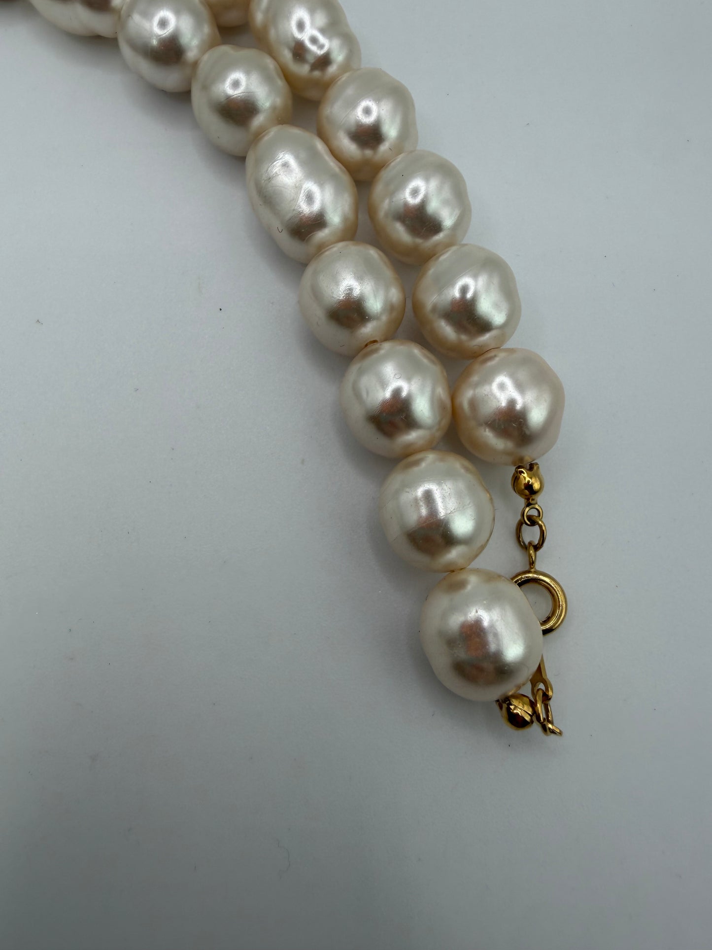 Vintage Kenneth Jay Lane Baroque Pearl '80s Dream Queen Necklace